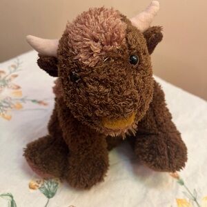 Mary Meyer Sweet Beauregard 9” Buffalo Bison Plush Cuddly Toy Stuffed Animal